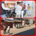 बोलेरो वाहन ने मोटरसाईकल चालक को मारी जोरदार टक्कर ,दो लोगो को आई चोट, राहगीरों की सहायता से जिला अस्पताल भेजा गया