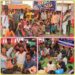 अबीर-गुलाल लगाकर दी हाेली की शुभकामनाएं उड़ रहा गुलाल, मल रहे गाल, रंगभरे गीतों पर सब दे रहे ताल