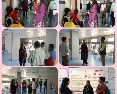 कलेक्टर ने किया जिला चिकित्सालय का निरीक्षण शेष कार्य जल्द पूरा करते हुए आईसीयू संचालित करें – डॉ. सिडाना