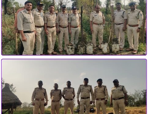 आबकारी टीम की कार्यवाही के दौरान लगभग 80 हजार की मदिरा जप्त  7 न्यायालयीन प्रकरण पंजीबद्ध