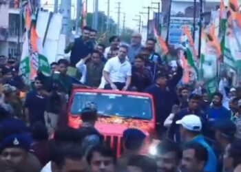 ग्वालियर पहुंचीं राहुल गांधी की भारत जोड़ो न्याय यात्रा। राहुल गांधी की यात्रा में पूर्व मुख्यमंत्री कमलनाथ, दिग्विजय सिंह, जीतू पटवारी सहित  कांग्रेस के कई नेता मौजूद VIDEO