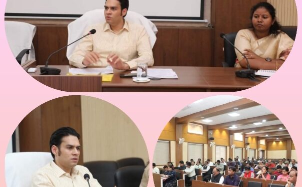 समय-सीमा की बैठक में कलेक्टर श्री प्रसाद ने विभागीय योजनाओं एवं कार्यो की समीक्षा कर दिये आवश्यक निर्देश