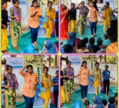 होलीसप्‍ताह में मुख्‍य निर्वाचन पदाधिकारी  अनुपम राजन के मार्गदर्शन में सारिका का ग्रामीणक्षेत्रों में विशेष जागरूकता कार्यक्रम