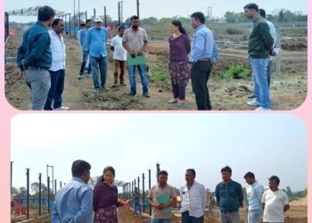 कलेक्टर डॉ. सलोनी सिडाना ने किया मेडीकल कॉलेज निर्माण स्थल का निरीक्षण