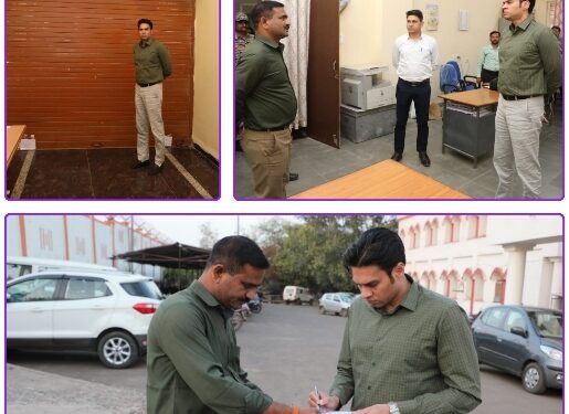 कलेक्टर अवि प्रसाद ने किया ईव्हीएम स्ट्रांग रूम का निरीक्षण अधिकारियों को दिए जरूरी दिशा -निर्देश