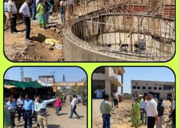 कार्यों में मानक स्तर एवं समय सीमा का ध्यान रखें – डॉ. सिडाना  कलेक्टर ने किया सड़क चौड़ीकरण, रेवांचल पार्क एवं गोकुलधाम तालाब के सौन्दर्यीकरण तथा सीवरेज ट्रीटमेंट प्लांट आदि कार्यों का निरीक्षण