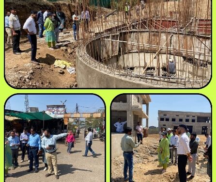 कार्यों में मानक स्तर एवं समय सीमा का ध्यान रखें – डॉ. सिडाना  कलेक्टर ने किया सड़क चौड़ीकरण, रेवांचल पार्क एवं गोकुलधाम तालाब के सौन्दर्यीकरण तथा सीवरेज ट्रीटमेंट प्लांट आदि कार्यों का निरीक्षण