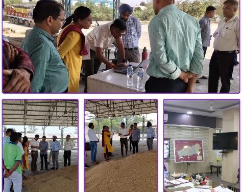 महाप्रबंधक भारतीय खाद्य निगम विशेष गढ़पाले ने खरीदी केन्द्रों का निरीक्षण किया