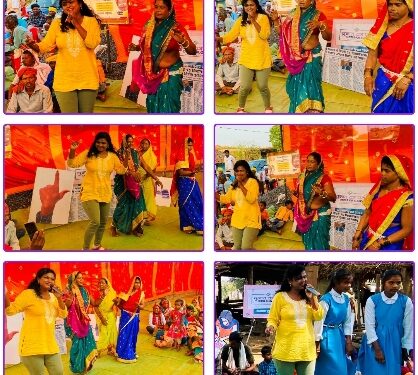 कलेक्‍टर सुश्री सोनिया मीना के मार्गदर्शन में सारिका का मतदाता जागरूकता कार्यकम