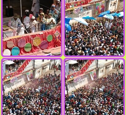 अपने भक्तो के साथ बाबा जी ने मनाई होली, सिंधी सामाज मे उत्सव का मोहाल