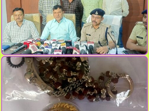 नागा साधु बन लूट की घटना को अंजाम देने वाला आरोपी दो लूट के प्रकरणों में लूटी हुई सोने की चैन एवं अन्य आर्टीकल सहित कुल 2,00,000/- रूपये के मश्रुका सहित गिरफ्तार। 
