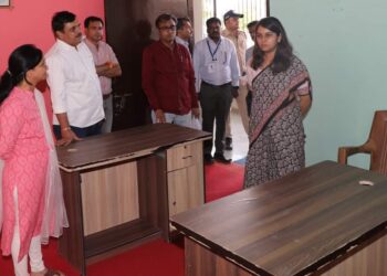 प्रशिक्षण स्थल का निरीक्षण
