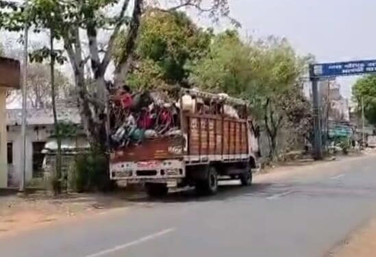 *माल वाहक वाहन में सवारी ले जाते पाये जाने पर बरही पुलिस द्वारा वाहन जप्त कर कार्यवाही हेतु भेजा न्यायालय*