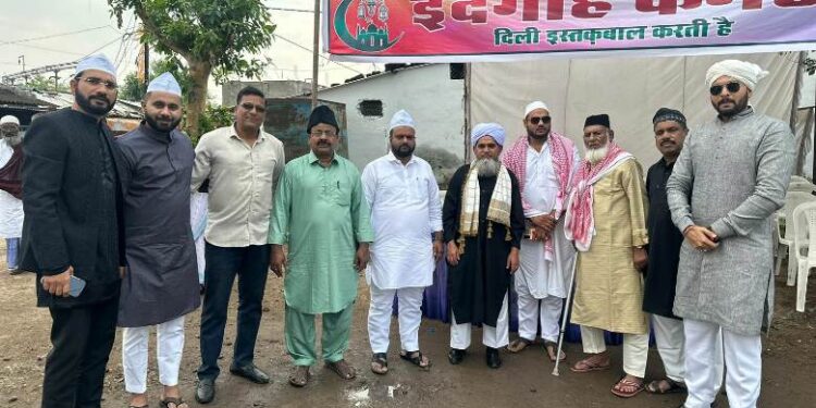 देश में अमन और सौहार्द की दुआ के साथ हर्षोल्लास से मनाई ईद का त्यौहार,ईद पर्व पर शहर काजी अशफाक अली साहब ने ईदगाह पर विशेष दुआ की…