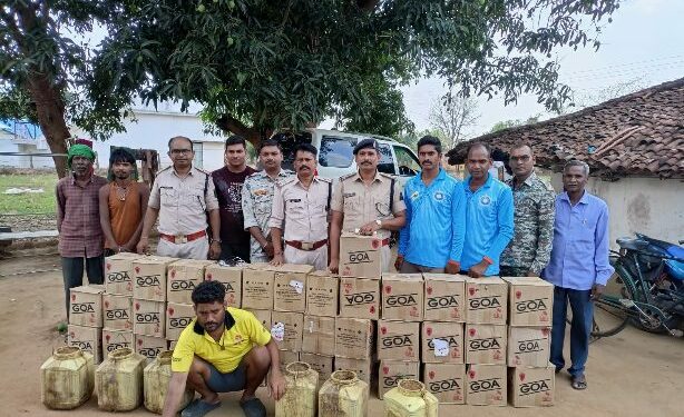 *अर्न्तराज्यीय शराब तस्कर पुलिस के गिरफ्त में घटना में अन्य आरोपियों की तलाश जारी*