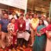 सबसे पहले मतदान कराकर पहुचे दल का माल्यार्पण कर किया गया स्वागत खिरवा मतदान केन्द्र क्रमांक 102 का दल पहुंचा सबसे पहले