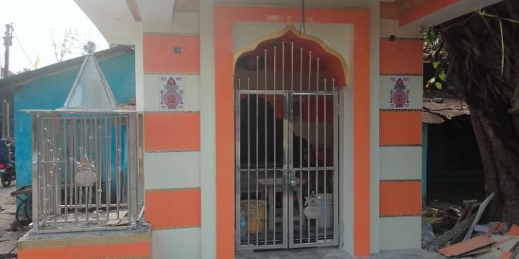 हनुमान जयंती में श्रीकुटी वाले हनुमान के नवीन मंदिर में प्राण प्रतिष्ठा