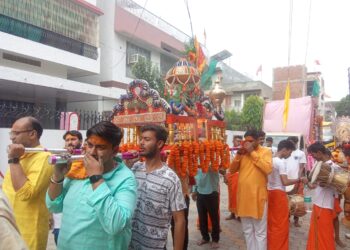 बाल हनुमान के जन्मोत्सव की पूर्व दिवस पर निकली प्रभातफेरी