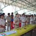 पुलिस अधीक्षक अभिजीत रंजन ने मंडी परिसर में सुरक्षा बलों को ब्रीफ करते हुए दिये आवश्यक दिशा निर्देश।