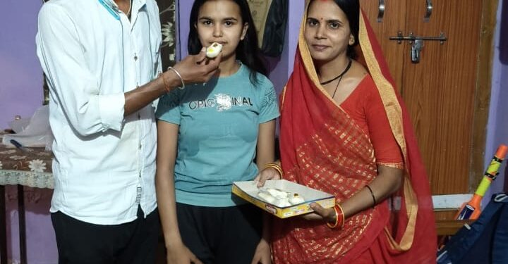 अतरसुमा की बेटी ने 10 वीं में 94.2 % अंक अर्जित कर गांव का रोशन किया