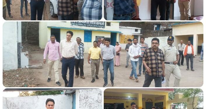 बम्हनी मतदान केंद्र में पानी की व्यवस्था न होने से कलेक्टर ने जताई नाराजगी ढीमरखेड़ा क्षेत्र में कलेक्टर ने मतदान केंद्रों का किया निरीक्षण,मडेरा में सीएचसी भी देखा