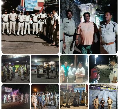 *कटनी पुलिस द्वारा प्रभावी कांबिंग गस्त में सख्त एक्शन कार्यवाही*