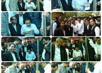 *छिंदवाड़ा लोकसभा के कांग्रेस प्रत्याशी नकुलनाथ ने जिला न्यायालय परिसर छिंदवाड़ा में हनुमान जी की पूजा कर अधिवक्ताओं से मुलाकात किया और न्याय के हक के लिए वोट मांगा और कैंटीन पहुंचकर समोसे का जायका चखा*