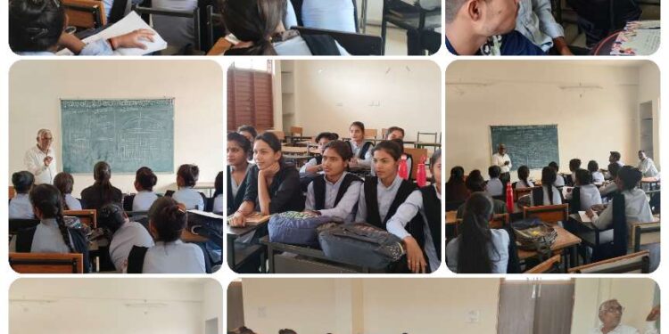 विद्यार्थियों को पपीता के व्यावसायिक उत्पादन का प्रशिक्षण दिया गया