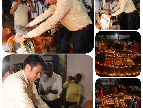 कलेक्टर श्री प्रसाद ने वरिष्ठ मतदाताओं का किया सम्मान मतदान प्रक्रिया में शामिल होने लोगों को दिलाई मतदान की शपथ। हर एक वोट का बताया महत्व