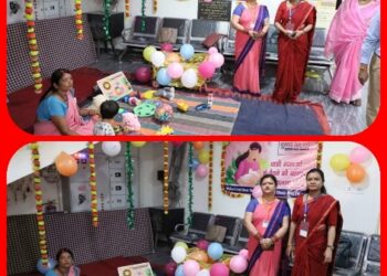 जिले के पुलिस महानिरीक्षक कार्यालय स्थित मतदान केंद पर महिला मतदाताओं के साथ आने वाले बच्चों के लिए विशेष व्यवस्थाएं की गई