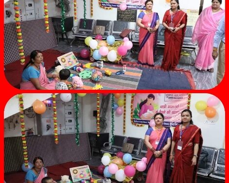 जिले के पुलिस महानिरीक्षक कार्यालय स्थित मतदान केंद पर महिला मतदाताओं के साथ आने वाले बच्चों के लिए विशेष व्यवस्थाएं की गई