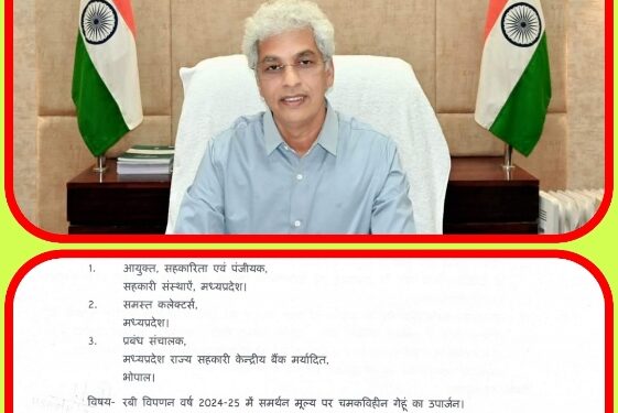 किसानों से समर्थन मूल्य पर खरीदा जायेगा 30 प्रतिशत तक चमक विहीन गेहूँ राज्य शासन ने प्रदेश में हुई असामयिक बारिश से फसल प्रभावित होने के कारण किसानों से समर्थन मूल्य पर 30 प्रतिशत तक चमक विहीन गेहूँ खरीदने का निर्णय लिया