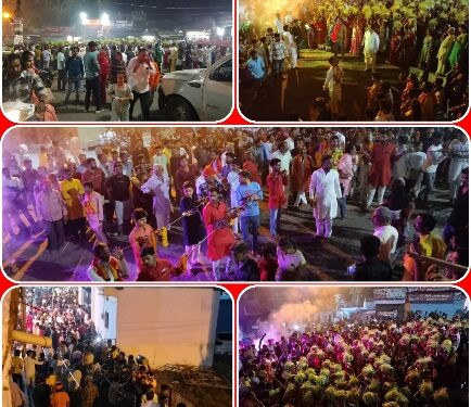 जालफा देवी जवारे दर्शन करने के लिए उमड़ी श्रद्धालुओं की भीड़