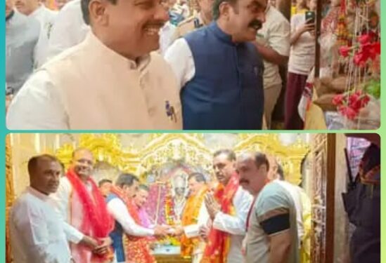 *बड़ी खेरमाई माता के सीएम ने किए दर्शन:*  *मुख्यमंत्री मोहन यादव ने प्रदेश की खुशहाली के लिए माता की पूजा अर्चना की।*
