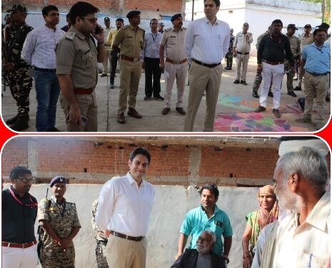 कलेक्टर अवि प्रसाद एवं पुलिस अधीक्षक अभिजीत कुमार रंजन ने संसदीय निर्वाचन क्षेत्र क्रमांक 12 शहडोल की विधानसभा क्षेत्र क्रमांक 91 बड़वारा अंतर्गत ग्राम धरवारा के मतदान केंद्र क्रमांक 159 एवं 160 की आवश्यक व्यवस्थाओं का जायजा लिया।