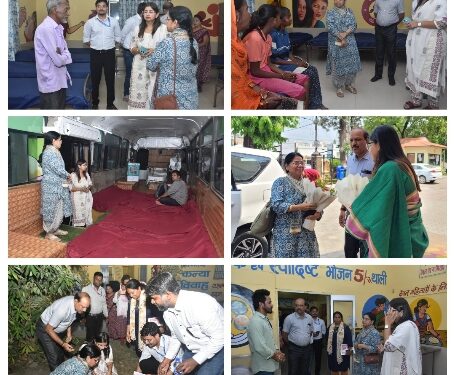 *राज्य स्तरीय निगरानी समिति के अध्यक्ष श्रीमती स्नेहलता श्रीवास्तव द्वारा*  *नगर निगम सीमा क्षेत्र अंतर्गत चल रहे आश्रय स्थलों एवं रसोई केंद्रों का किया गया निरीक्षण* निगमायुक्त श्रीमती प्रीति यादव के द्वारा गरीब बेसहारों आदि के लिए की जा रही व्यवस्थाओं की भी समिति अध्यक्ष श्रीमती स्नेहलता श्रीवास्तव ने सराहना की