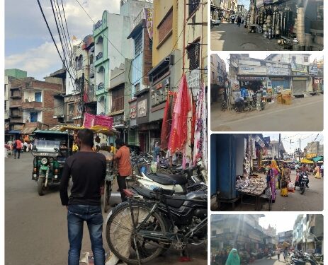दुकान संचालको द्वारा सड़क तक सजाए अपनी दुकान, नगर निगम अतिक्रमण प्रभारी की कार्यवाही में चूक, लगता है जाम , प्वाइंट में लगे अतिक्रमण कर्मचारी मोबाइल चलाने में व्यस्त