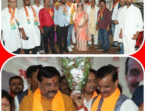 वी.डी.शर्मा की उपस्थिति में शहर के शुभप्रकाश मिश्र, बरिष्ट नेता कांग्रेस सिया राम प्यासी, अज्जु सोनी प्रमोद गर्ग, विनोद छिरोलिया, बड़ी संख्या कांग्रेस कार्यकर्ताओं ने भाजपा की सदस्यता ली*