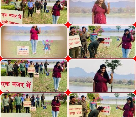 एक नजर में मतदान को कहें हां- सारिका घारू दो आंखों से संदेश के चार अलग भाग तो एक आंख से पूरा संदेश दिखाकर मतदाताओं को किया जागरूक सारिका ने