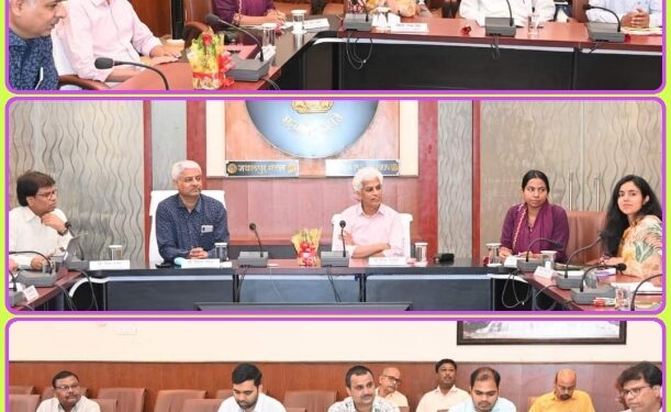 जिला प्रशासन के साथ रेलवे अधिकारियो की बैठक संपन्न ग्वारीघाट के लिए नए मार्ग एवं मालगोदाम चौक के विकास पर चर्चा