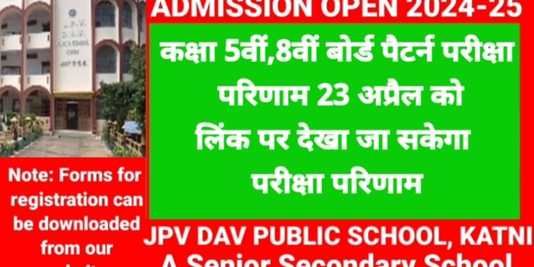 कक्षा 5वीं-8वीं बोर्ड पैटर्न परीक्षा परिणाम 23 अप्रैल को लिंक पर देखा जा सकेगा परीक्षा परिणाम