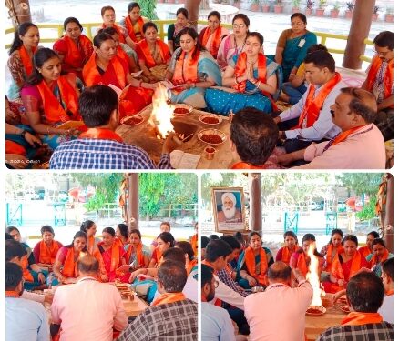 जेपीवी डीएवी विद्यालय में महात्मा हंसराज जी की जयंती पर हुआ हवन