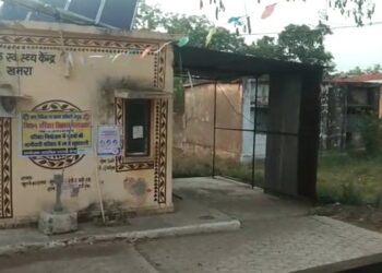 बिछुआ खमरा अस्पताल में लापरवाही का आलम