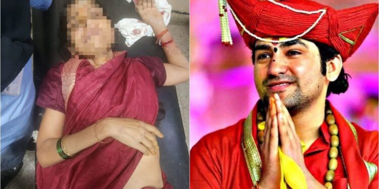 बागेश्वर धाम के दरबार में महिला ने काटी हाथ की नस, महिला कटनी जिले की रहनें