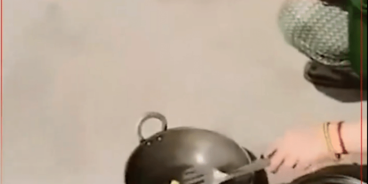 धूप इतनी तेज है कि महिला ने छत पर बिना चूल्हे के ही पूड़ियां तल ली. देखें वायरल वीडियो….