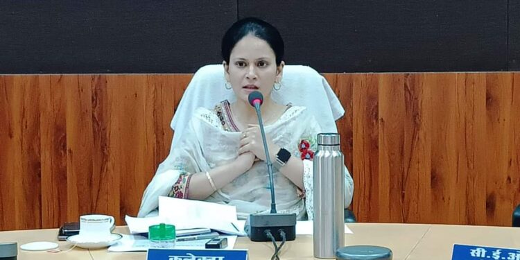प्राथमिकता से करें लम्बित प्रकरणों का निराकरण राहत कार्यों में संवेदनशीलता और तीव्रता से कार्य करें – डॉ. सलोनी सिडाना  राजस्व अधिकारियों की बैठक में कलेक्टर के निर्देश