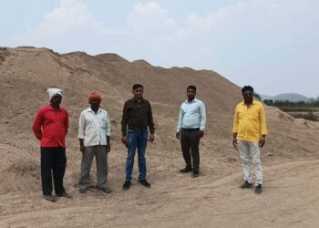 खनिज और राजस्व दल की कार्यवाही में 6510 घनमीटर अवैध रेत जप्त