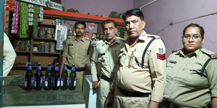 लोक सभा निर्वाचन 2024 को दृष्टिगत रखते हुए अवैध शराब के विरूद्ध सतत अभियान*
