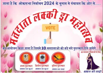 ग्राम पंचायत तिलावत में मतदाता लक्की ड्रा महोत्सव का आयोजन…