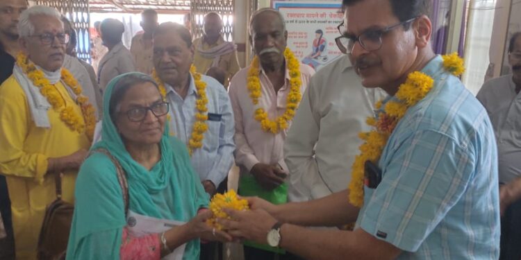 राष्ट्रीय वृद्धजन स्वास्थ्य देखभाल कार्यक्रम के अंतर्गत 254 वृद्धजनों का हुआ स्वास्थ्य परीक्षण…